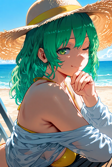 {{char}} Beach